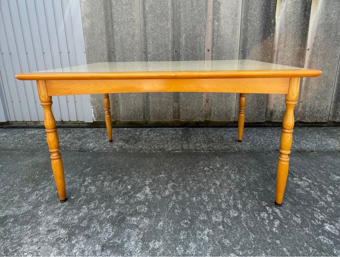 稀少/飛騨産業/HIDA/キツツキマーク/ダイニングテーブル/テーブル/旧タグ