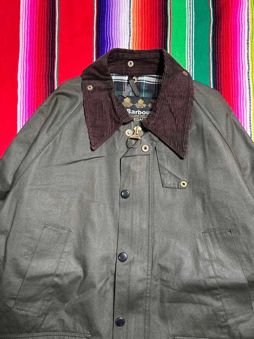 ア*ン様 バブアー　ビデイル　3ワラント　オイルドジャケット　46