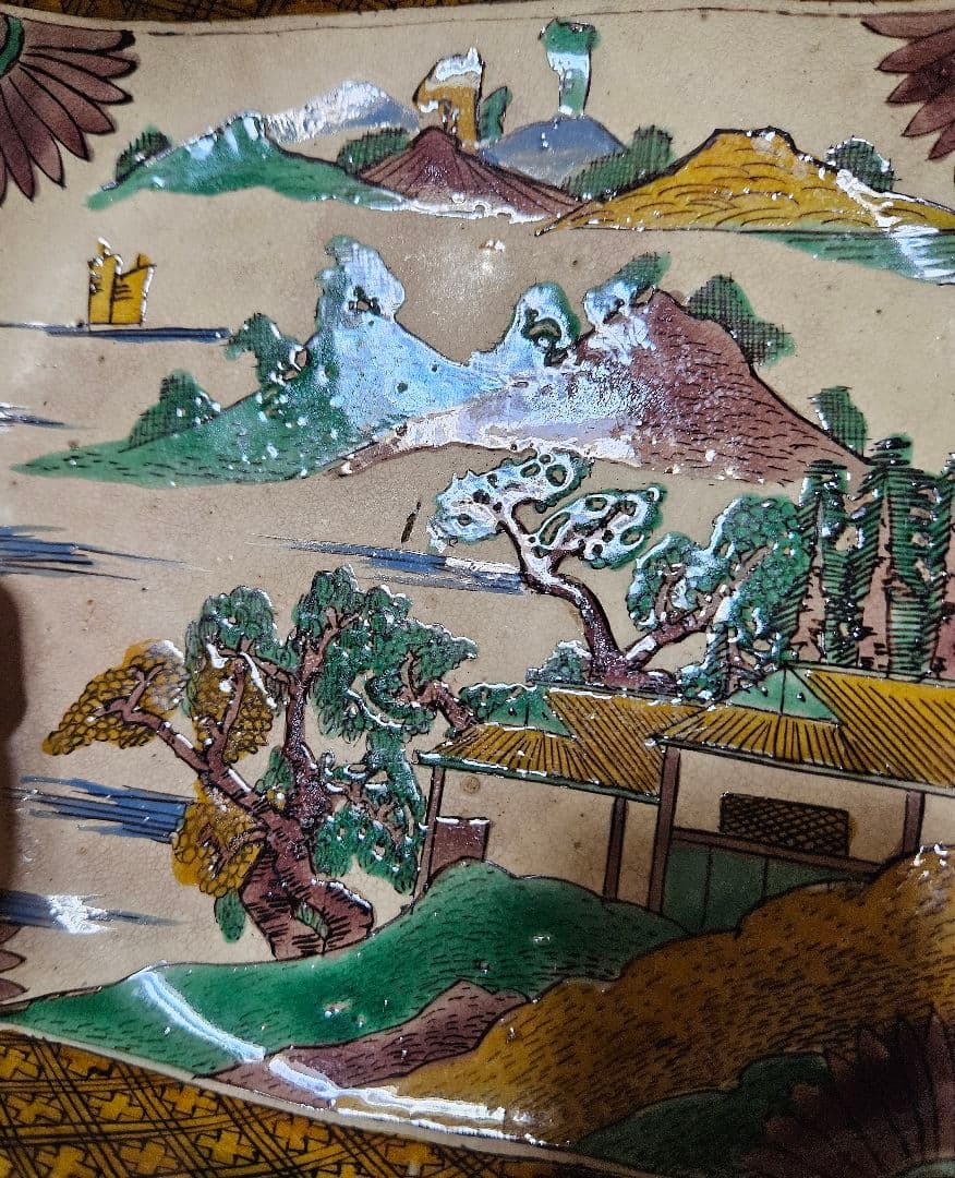 江戸時代末期～明治時代初期 古九谷 再興九谷 青手古九谷 楼閣山水