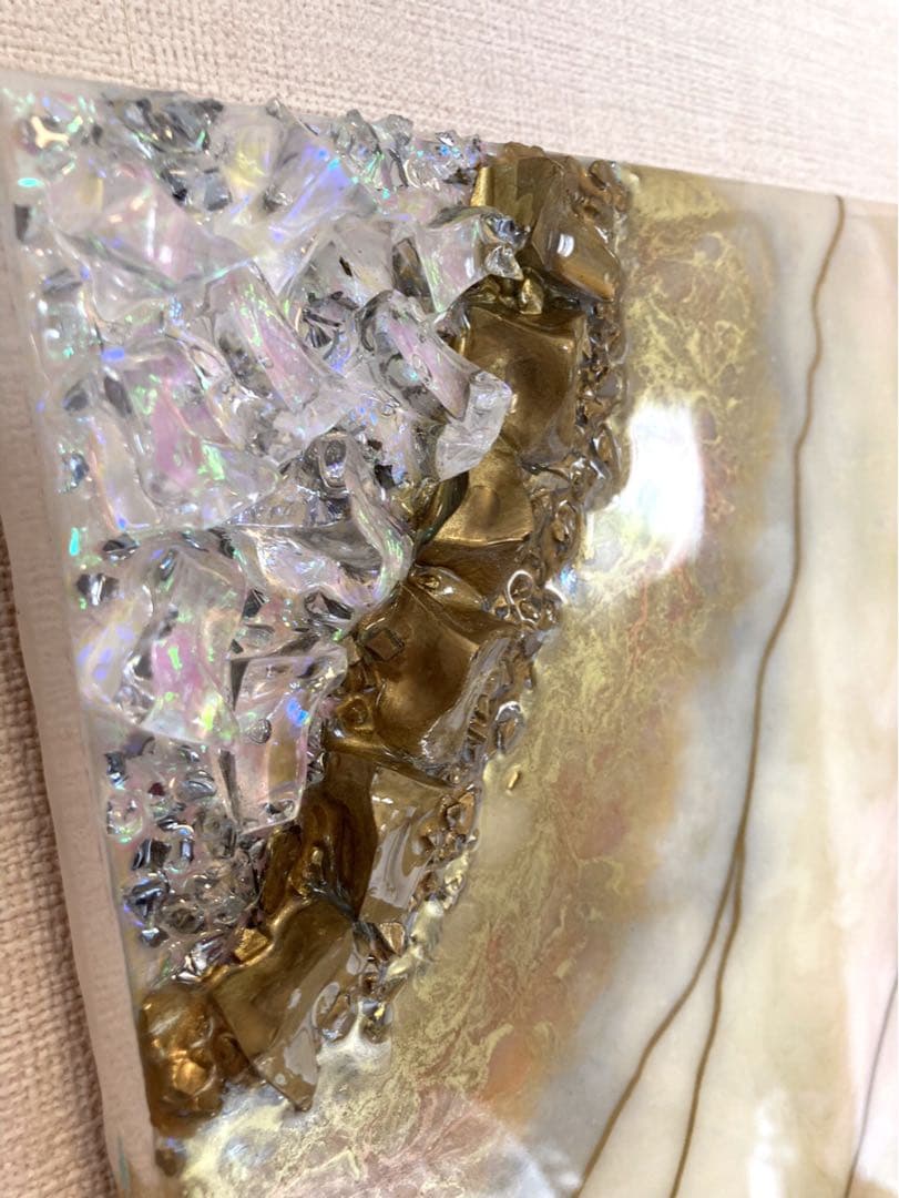 オフシュアボード　レジンアート　大理石風　浄化