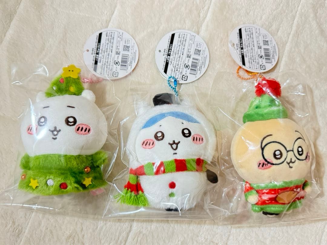 ちいかわハッピーホリデーなマスコットちいかわ ハチワレうさぎ