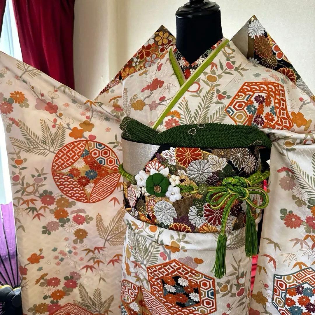 振袖フルセット豪華絢爛からし