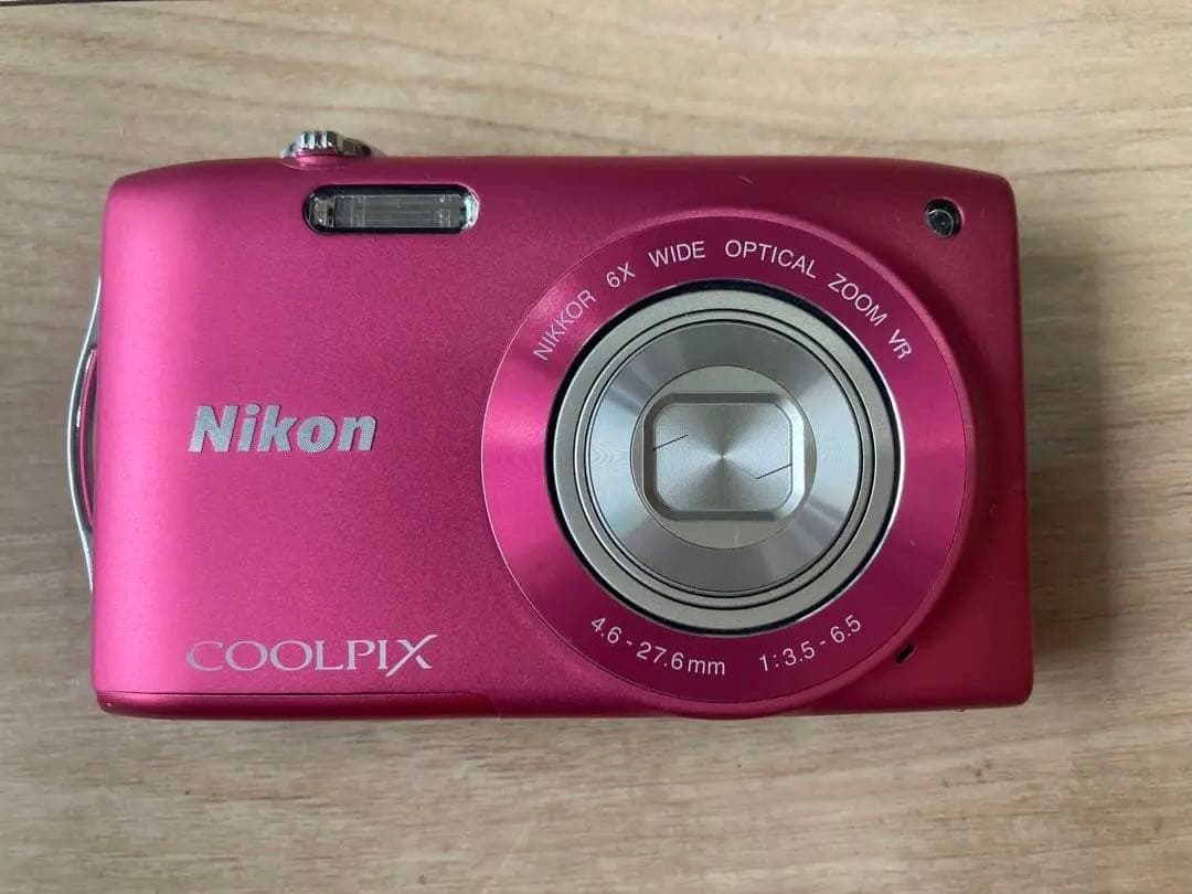 Nikon COOLPIX ピンク コンパクトデジタルカメラ SDカード無し