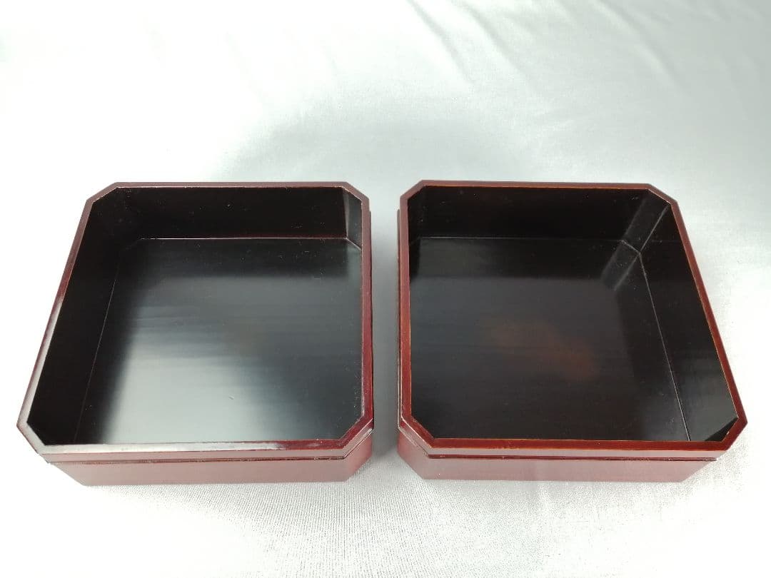 茶事具】塗師岸信卿、指物師利斎造 和休好縁高 主菓子 漆器 菓子器201