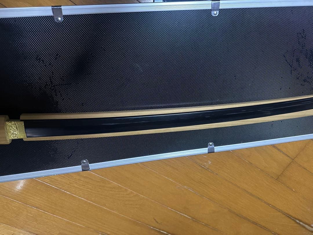 日本刀 黒色刃 無名　模造刀