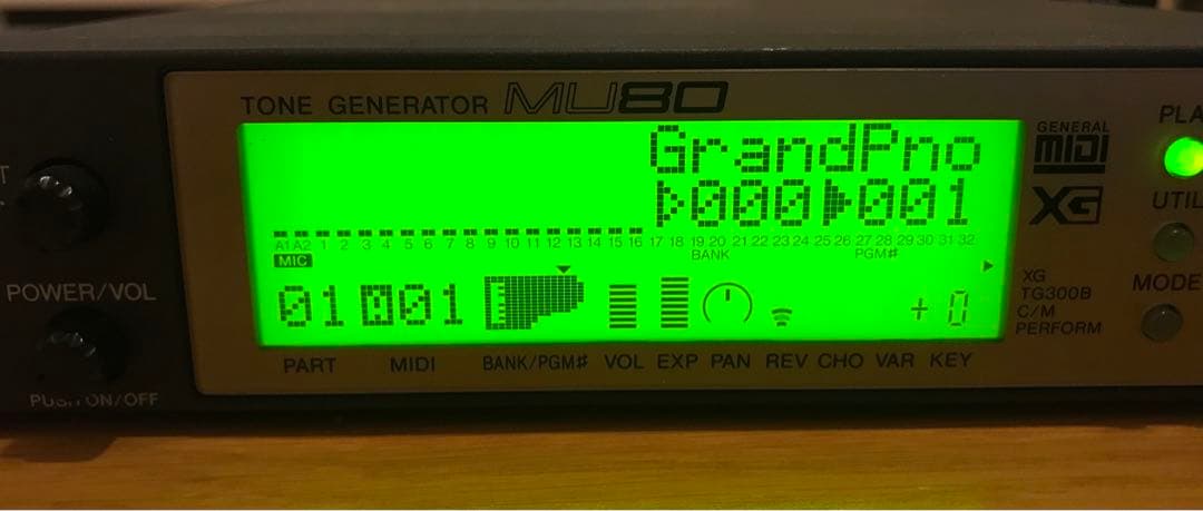 ヤマハ：音源モジュール MU-80 ジャンク】YAMAHA ヤマハ 音源