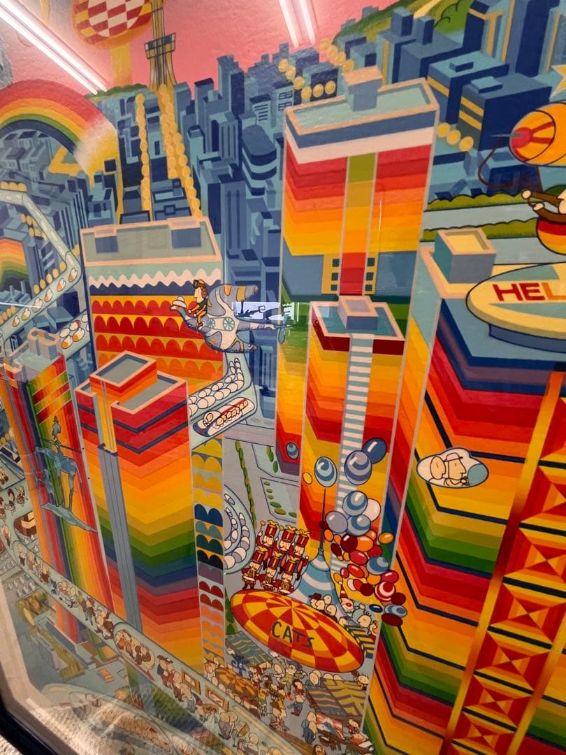 激レア巨大アート　杉村篤　メトロポリス新宿　横尾忠則　手渡しのみ特価！貴重芸術