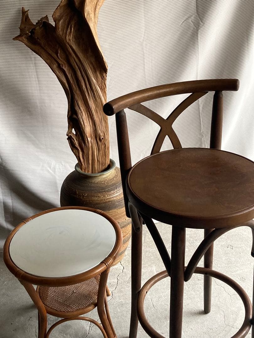 【2脚セット】 古道具　ハイスツール