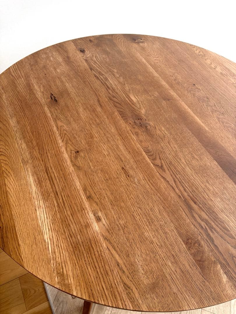 【送料込】unicoウニコADDAYアディ ラウンドダイニングテーブル 1100