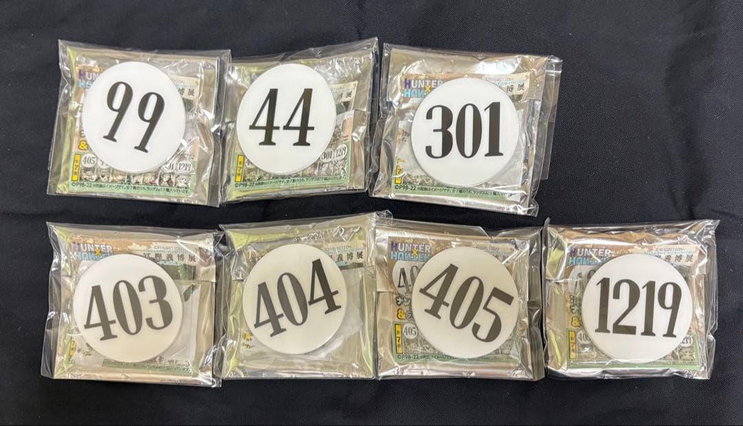 HUNTER×HUNTER 冨樫展 ナンバープレートアクリルバッジ＆ステッカー