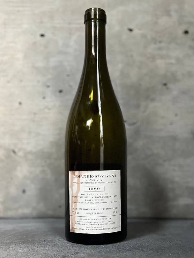 DRC ロマネコンティ ROMANÉE-ST-VIVANT 1989 - メルカリ