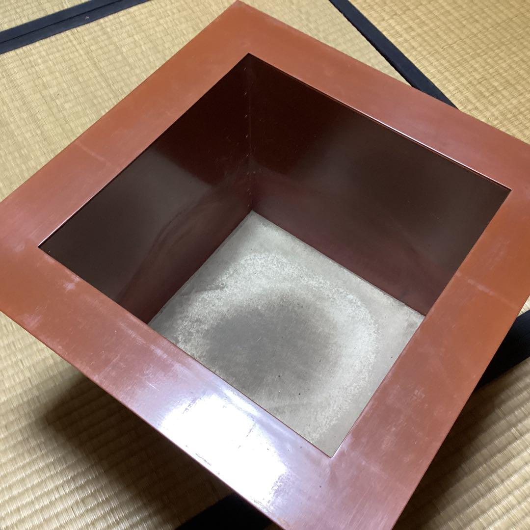 R 4 炉壇 炉落とし 茶道具 面取風炉 工芸品風炉型電熱器