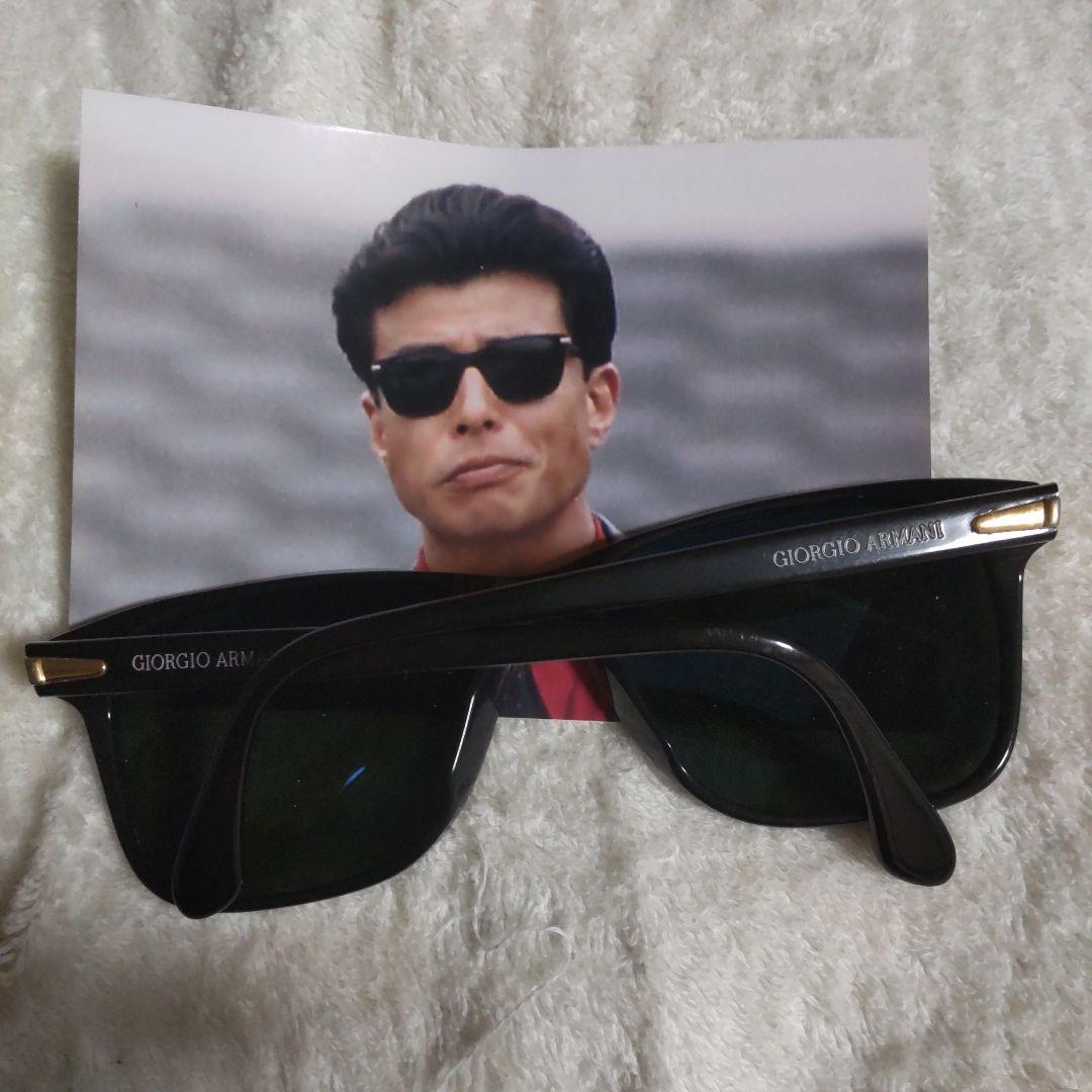 舘ひろし貴重アルマーニ黒サングラス