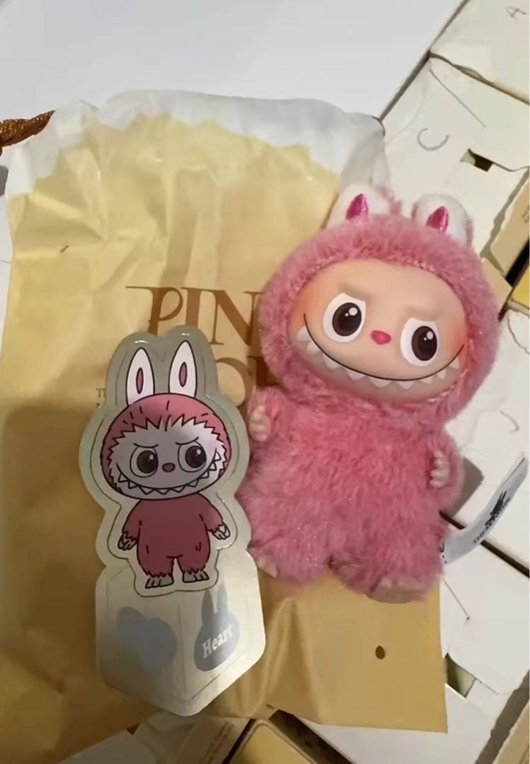 【2点セット】ラブブ イニシャル チャーム セット シークレット