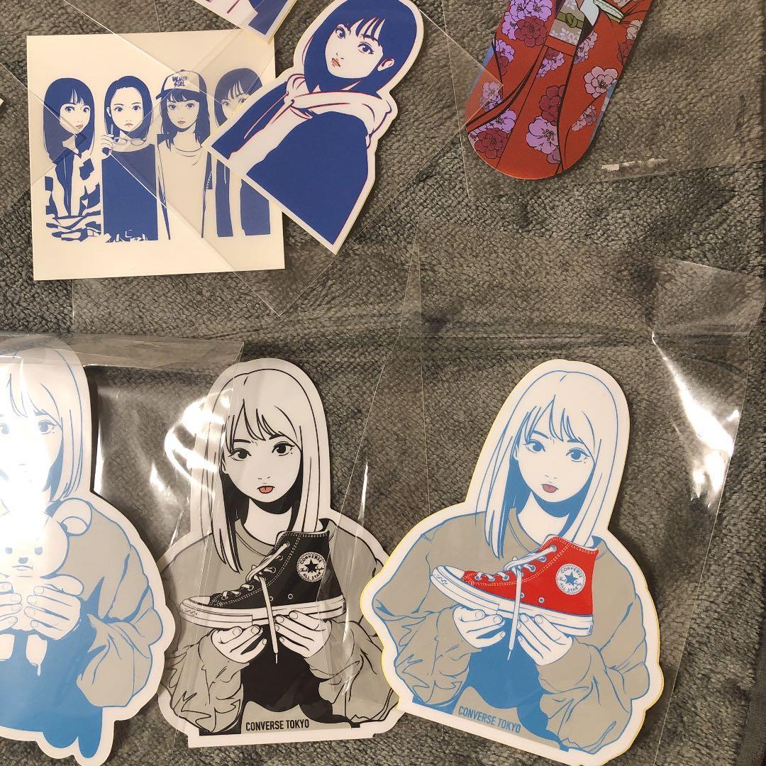 backside works. ステッカー 11種