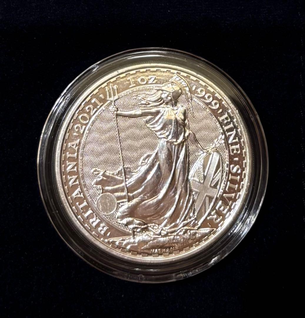 ブリタニア銀貨 1オンス 1枚 2021年製 クリアケース入り - メルカリ
