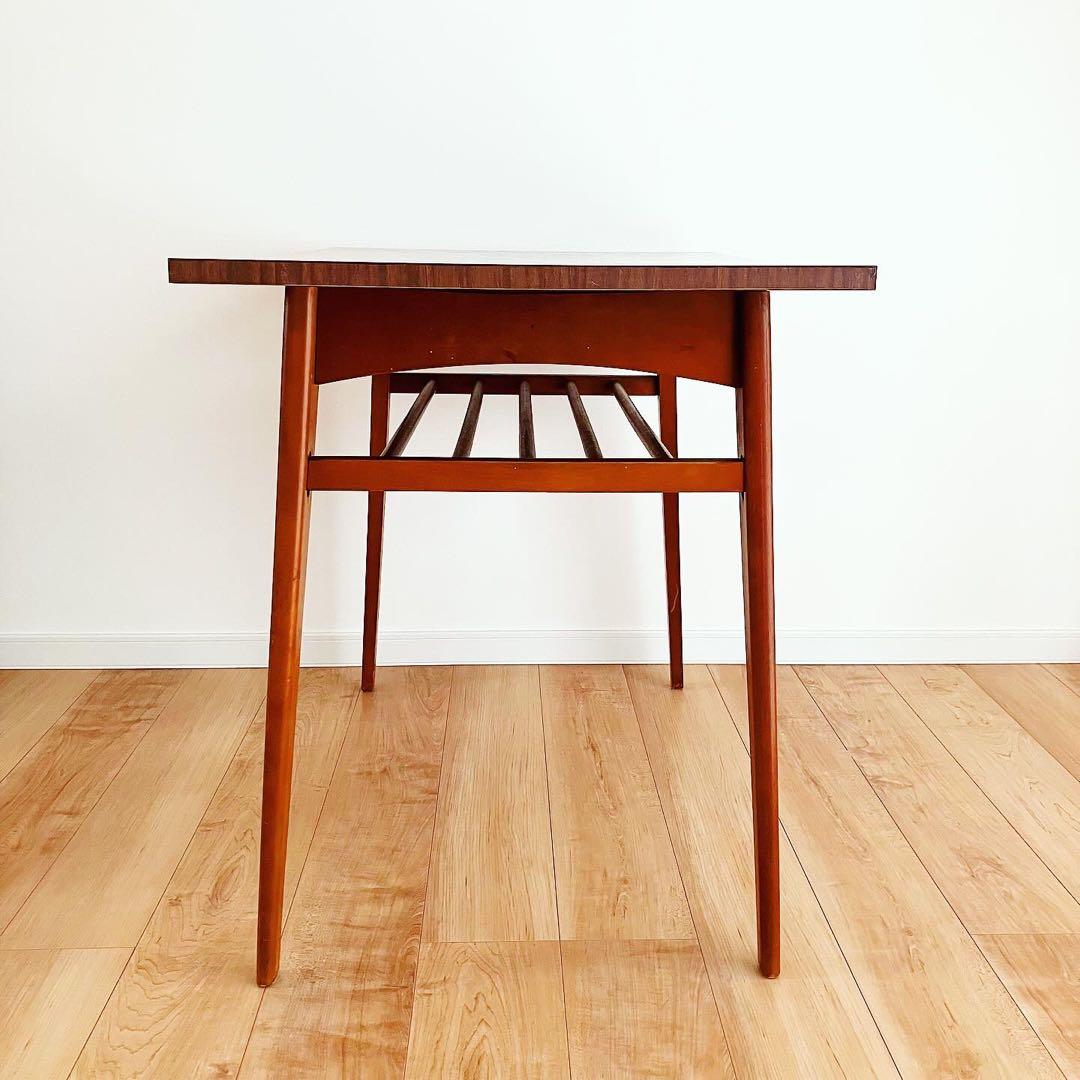 センターテーブル　古家具　昭和レトロ　デスク　古道具　ビンテージ