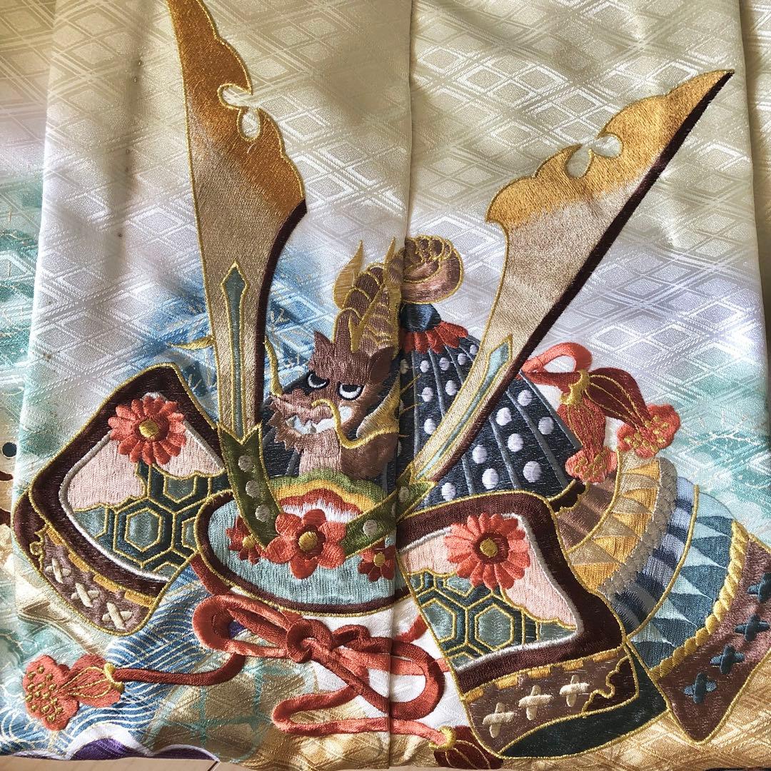 【美品　未使用品】豪華刺繍　七五三 5歳　男の子　逸品　羽織　着物　袴　セット