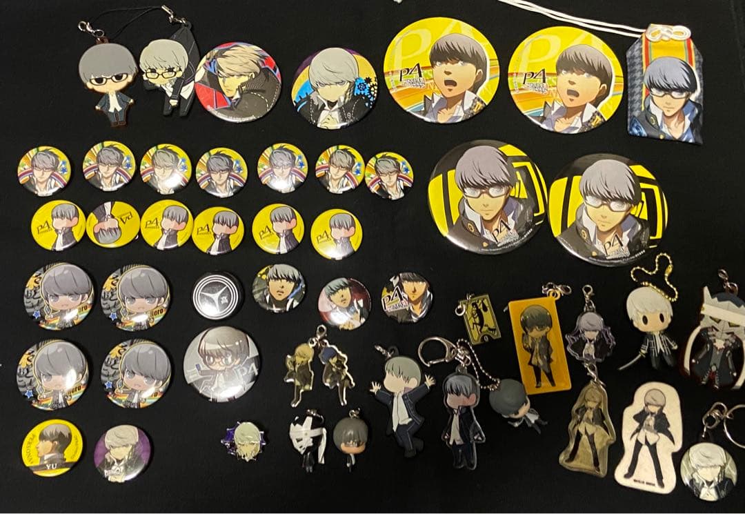 ペルソナ4 ナンジャタウン 特大缶バッジ 鳴上悠