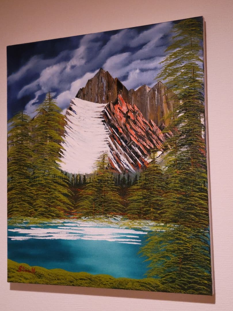 絵画 Lone Mountain