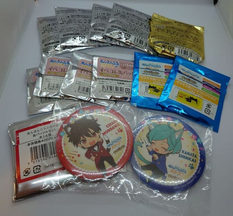 あんスタ　ALKALOID×docomo B賞缶バッジセット&他グッズまとめ売り