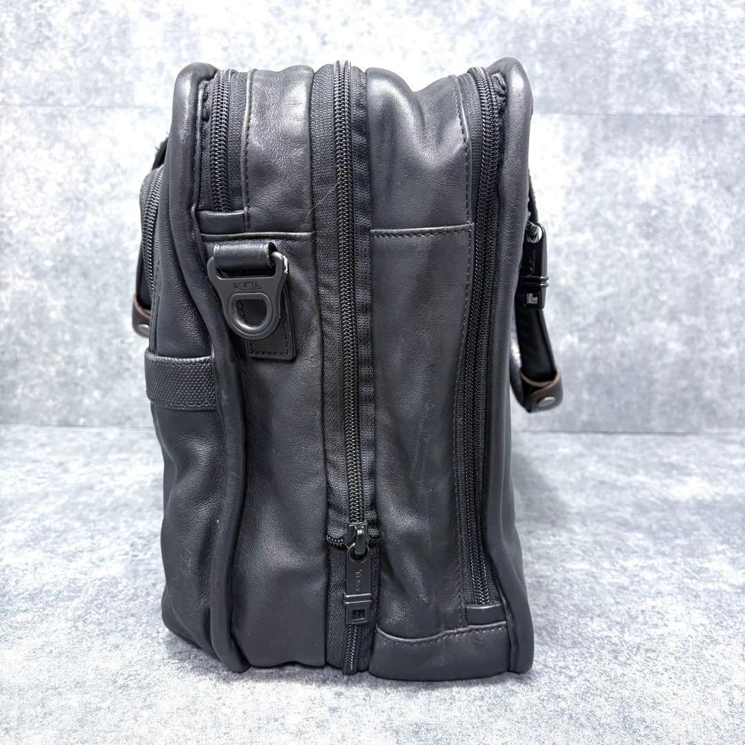 【希少】トゥミ 2way ビジネスバッグ オールレザー ブラック 96141D2