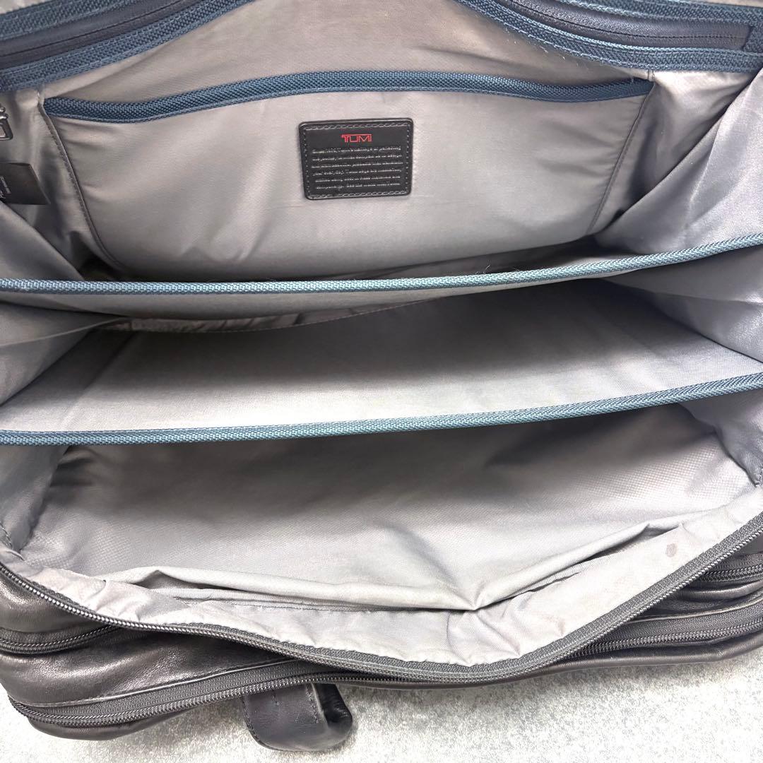 【希少】トゥミ 2way ビジネスバッグ オールレザー ブラック 96141D2