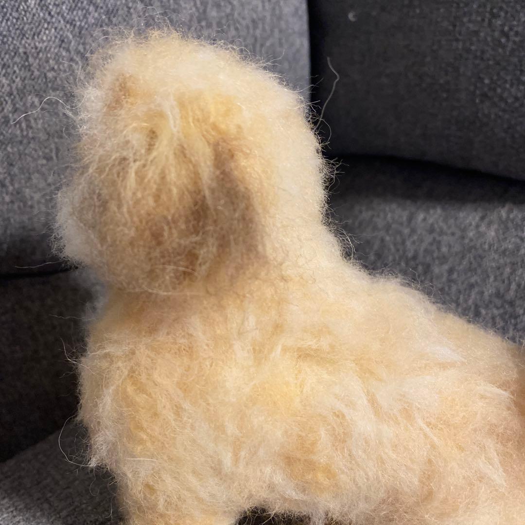 羊毛フェルト マルプー 犬 オーダー商品 羊毛フェルト犬｜トイプー