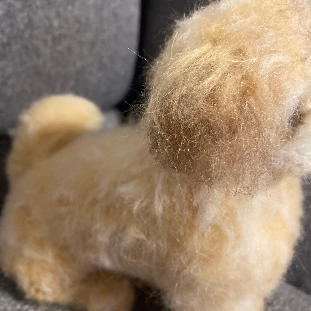 羊毛フェルト マルプー 犬 オーダー商品 羊毛フェルト犬｜トイプー