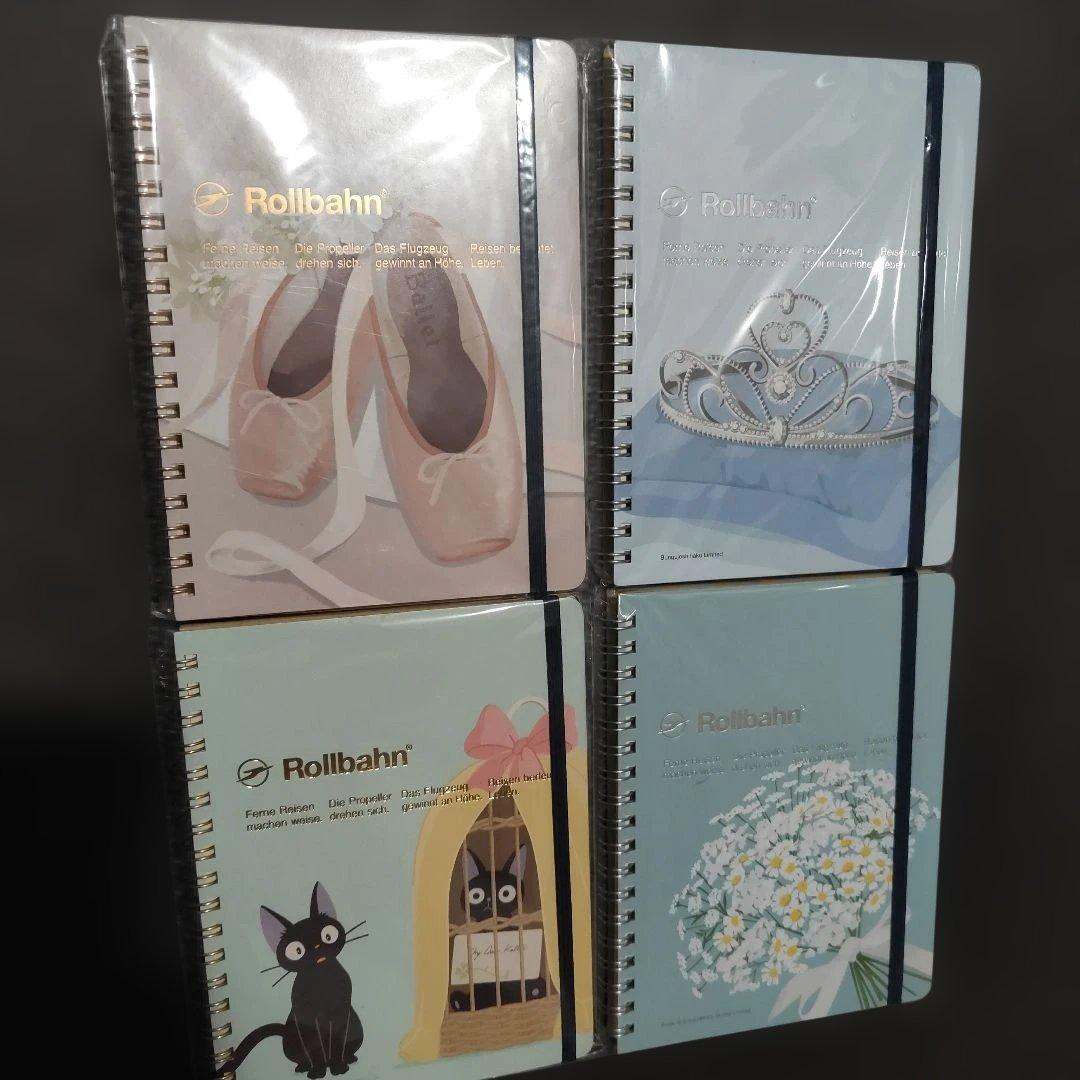 Rollbahn ノート 4冊セット 新品未使用 バレエ バレリーナ ティアラ