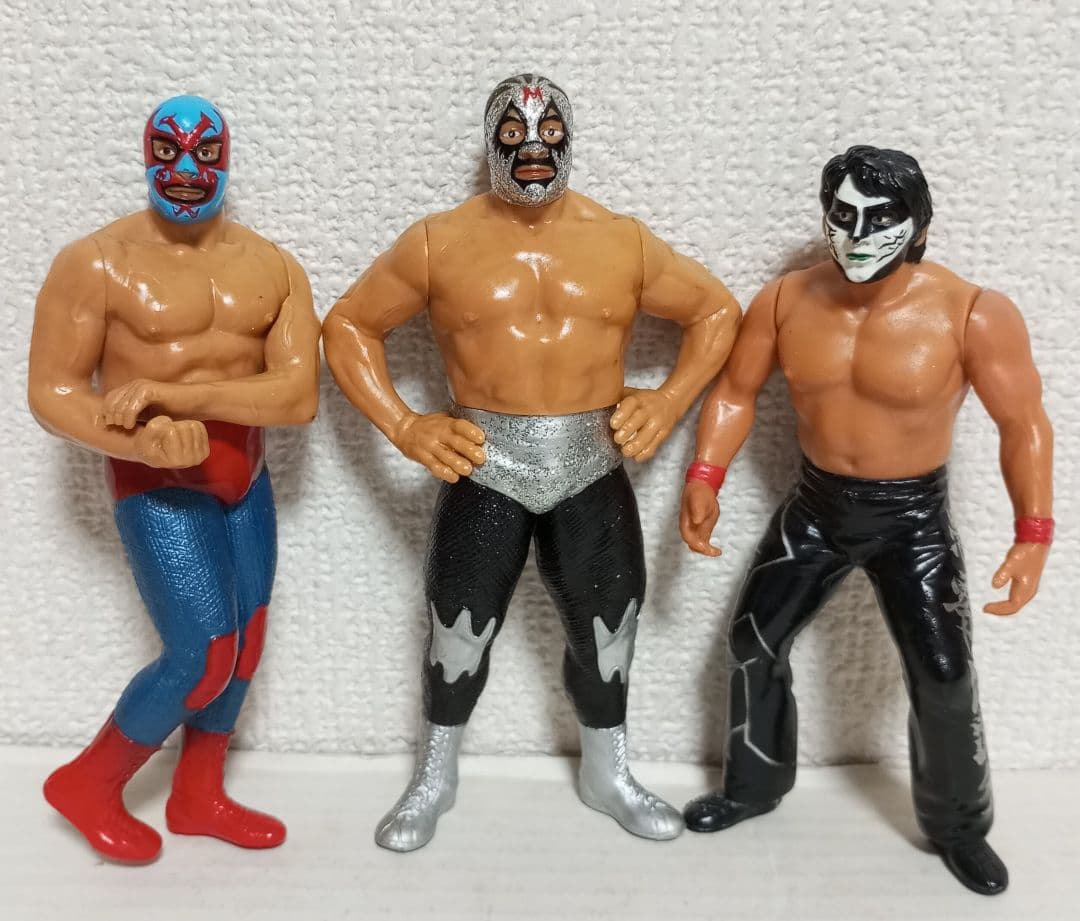 プロレス フィギュア 猪木 マスカラス グレートムタ 新日本プロレス ドスカラス