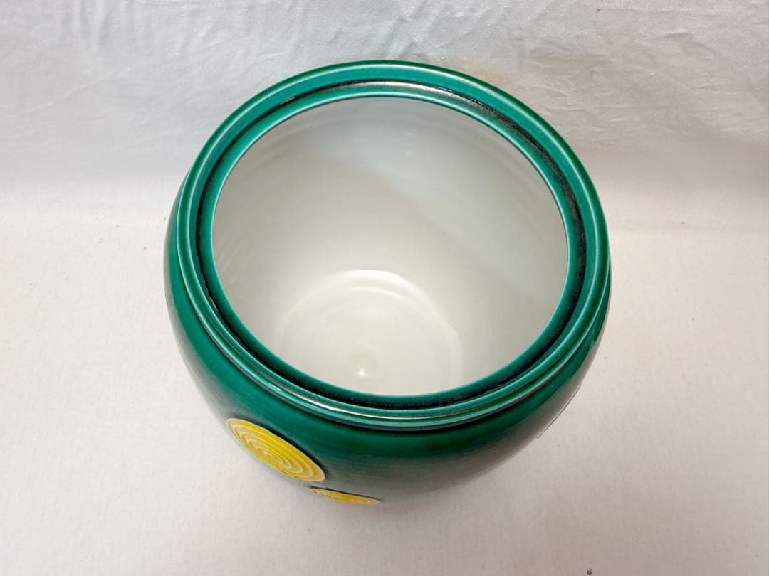 ほぼ未使用 茶道具 平安 祥堂造 青交趾渦文 台子 皆具 淡