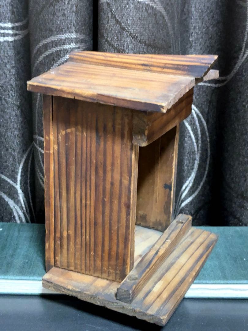 呪物 天照大神 木彫 置物 神棚 仏像 神仏習合 骨董 アンティーク