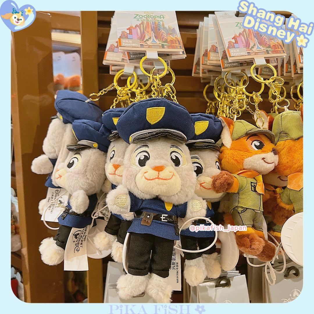 現地購入☆正規品】ジュディ ズートピア ぬいぐるみキーホルダー 上海
