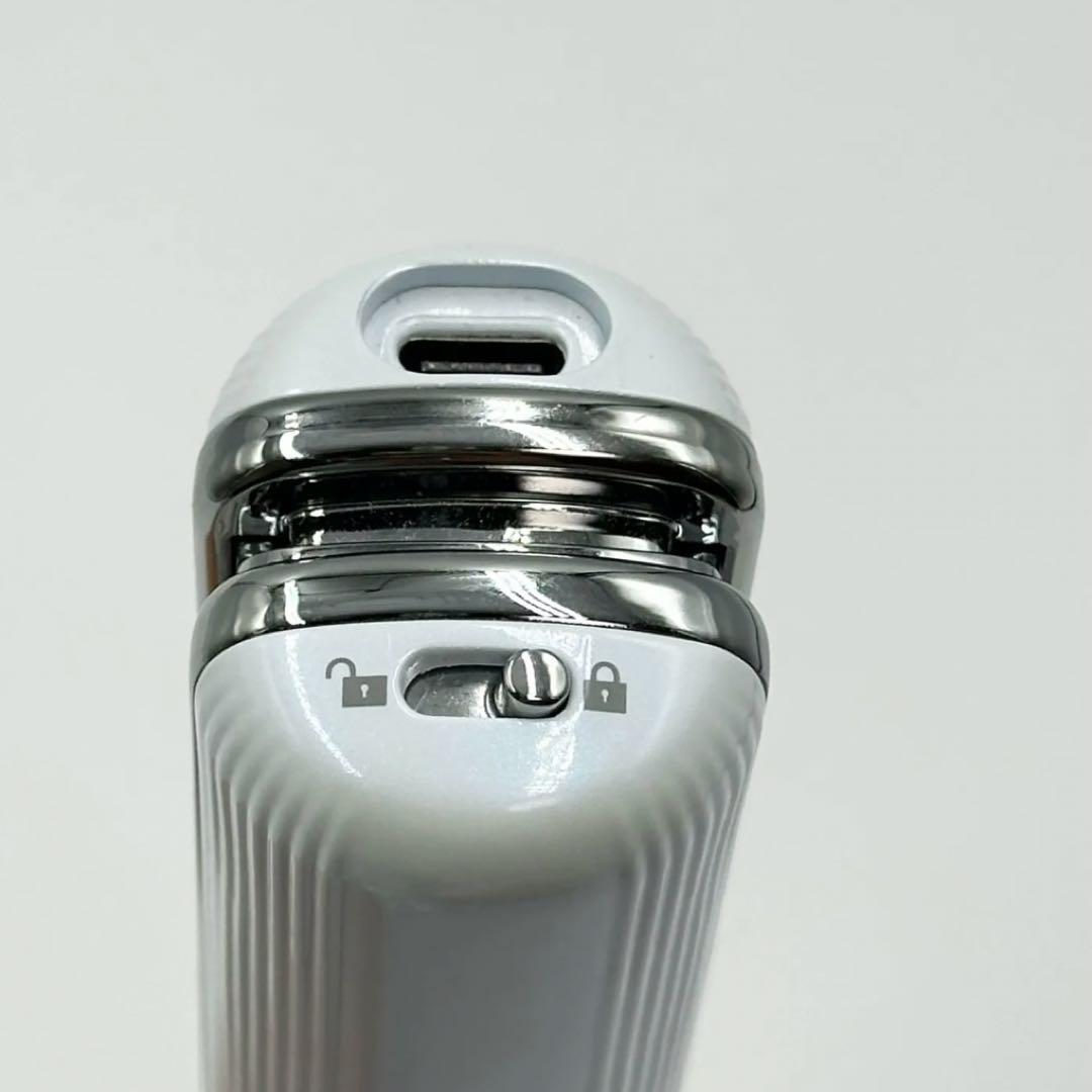 セラミックプレート ストレートヘアアイロン ホワイト