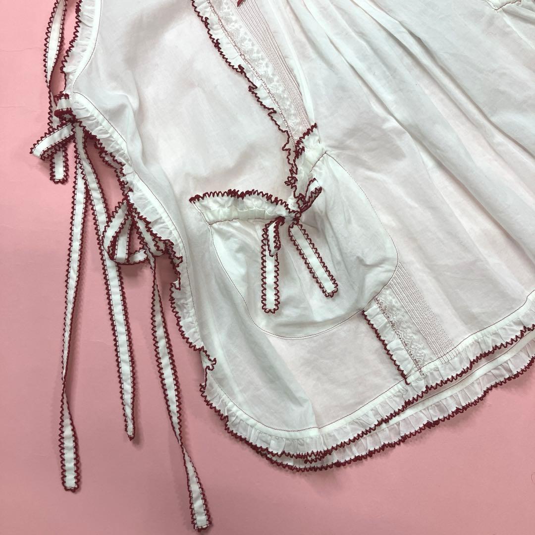 美品】ピンクハウス 白 うさ耳付き タブリエ/2025年 名古屋高島屋限定