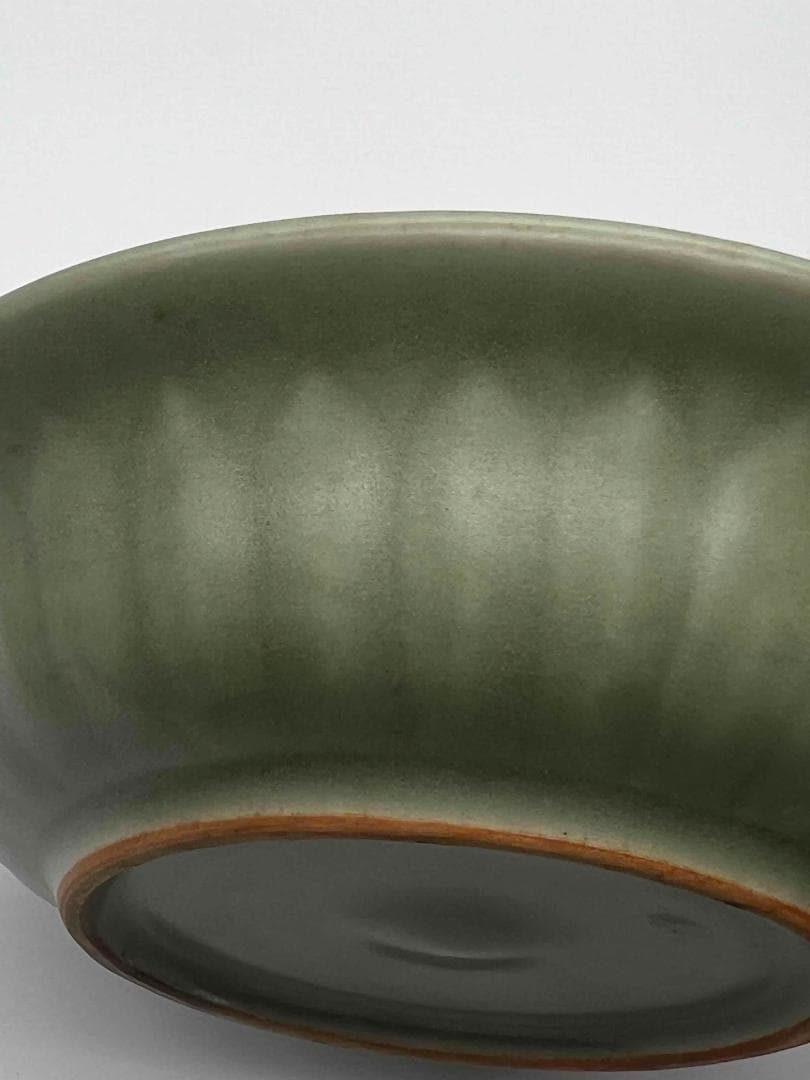 南宋時代 青磁 龍泉窯双魚盤 青磁皿 唐物 古賞物 時代物 (