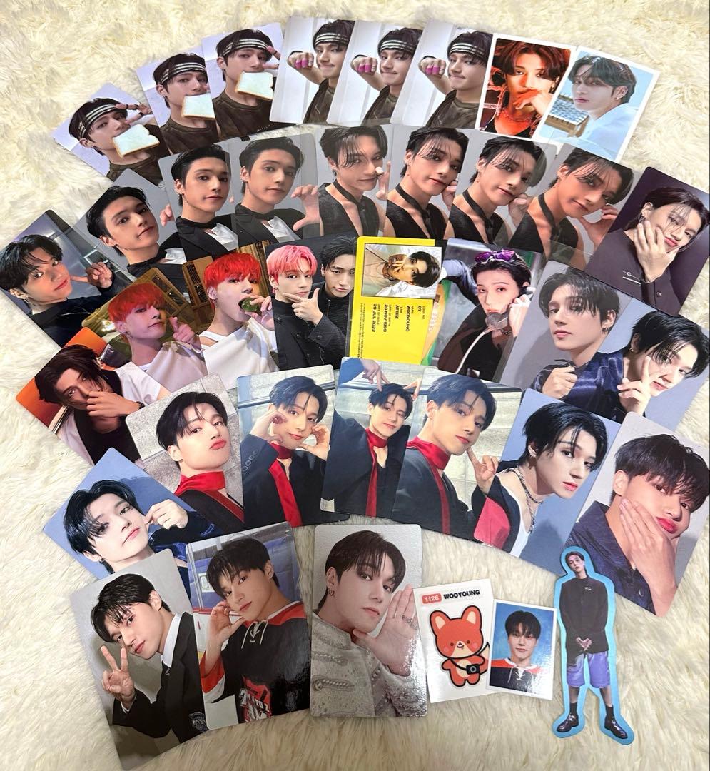 ateez ウヨン WOOYOUNG トレカ トレカセット - メルカリ