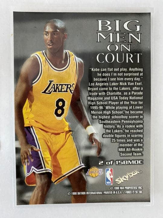 その他 1997-98 Skybox Z-Force Big Men on Court