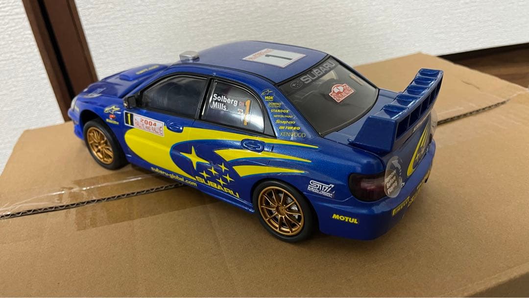 スバル インプレッサ ラリージャパン 2004 ラジコン WRC 1/8
