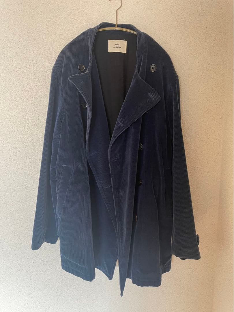 OUTIL (ウティ) コットンダブルボタンコート
