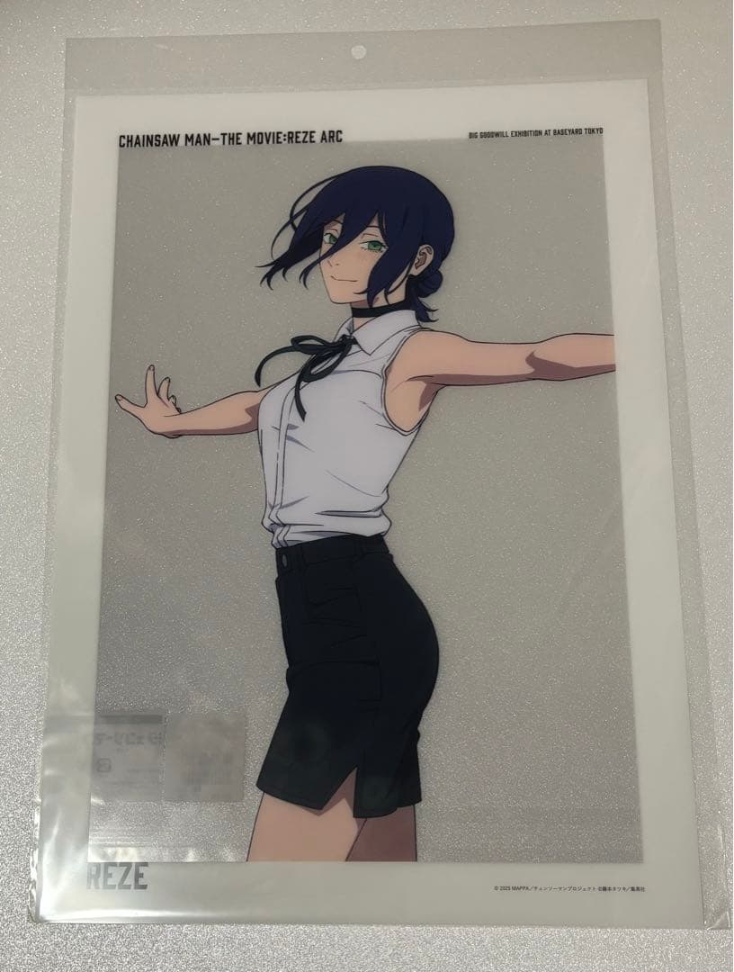 チェンソーマン 劇場版 ベースヤード レゼ篇 レゼ クリアポスター 大