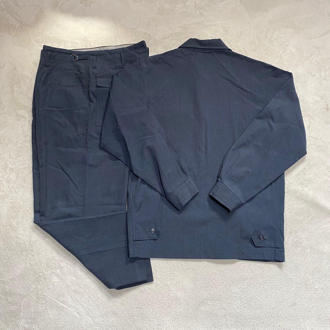 70s 国鉄 制服 ナッパ服 上下 セットアップ 夏服 ネイビー S M - メルカリ