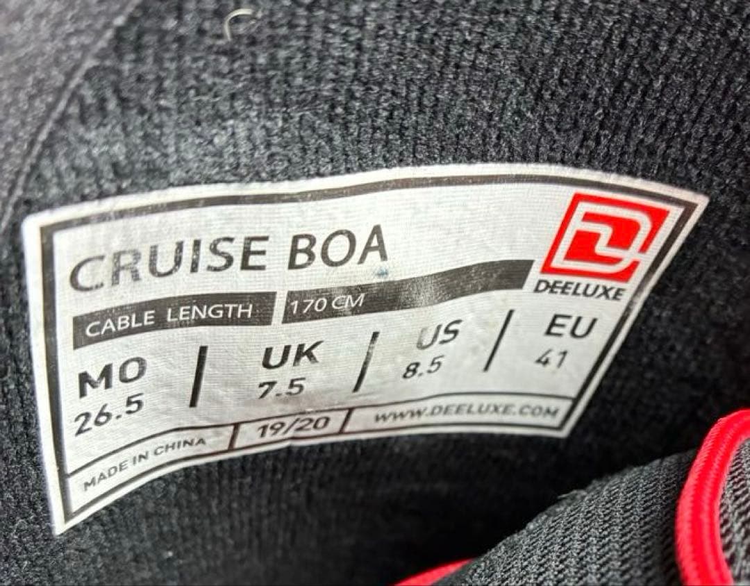 DEELUXE CRUISE BOA スノーボードブーツ 26.5 黒 美品