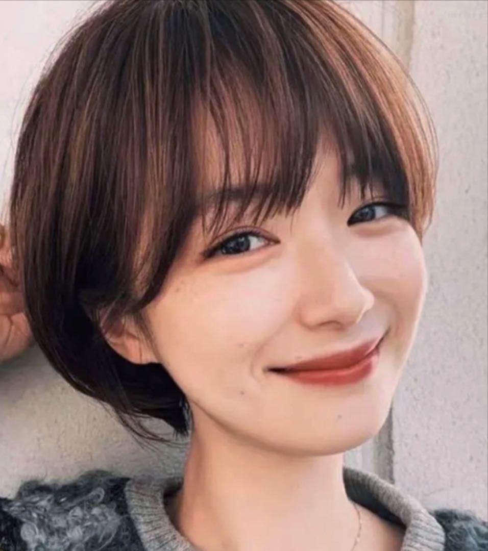 まこ様☆気品人毛100% ショートwig ウィッグBZ20