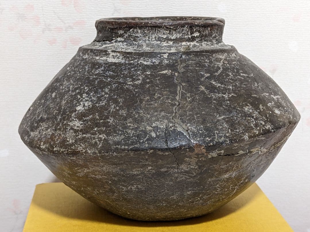 ⭐中国 古玩 古陶磁 算盤形 壺 古美術 骨董品 アンティーク コレクション ⭐中国 古玩 古陶磁 算盤形 壺 古美術 骨董品 アンティーク コレクション