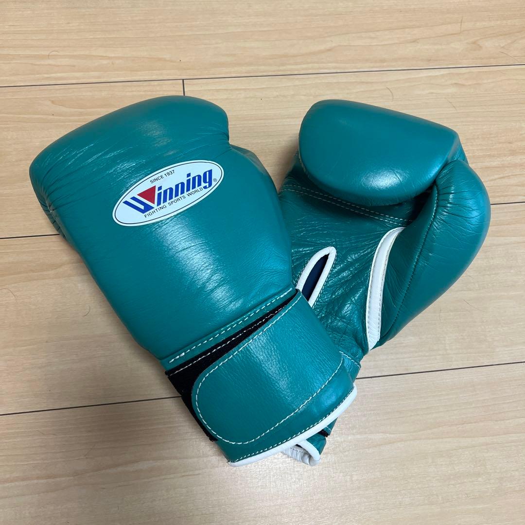 ウイニング ボクシンググローブ winning 12oz グリーン 緑