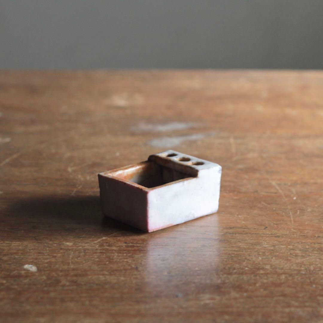 とろとろ肌 小さな 白磁 筆洗 古道具 アンティーク｜とろとろ肌 小さな