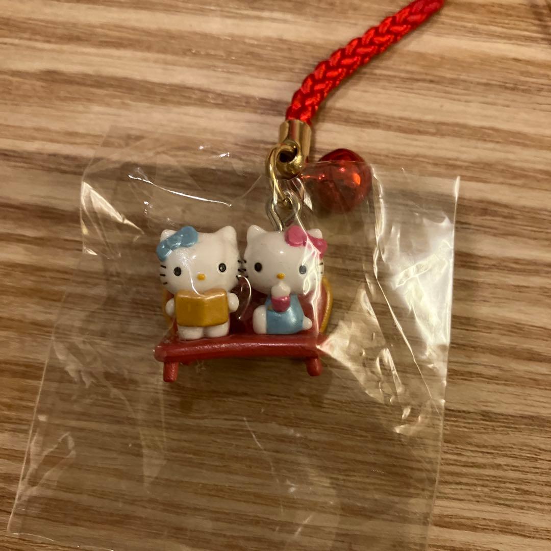 2004年製】レア ハローキティ ストラップ 根付け 3種セット 激レア