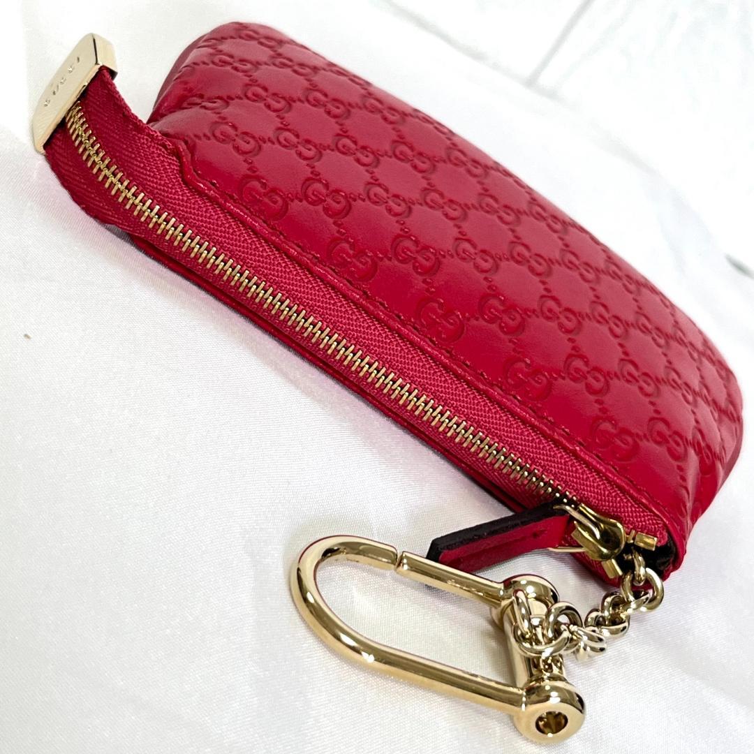 《新品》GUCCI グッチシマ レザー ケース キーケース キーホルダー